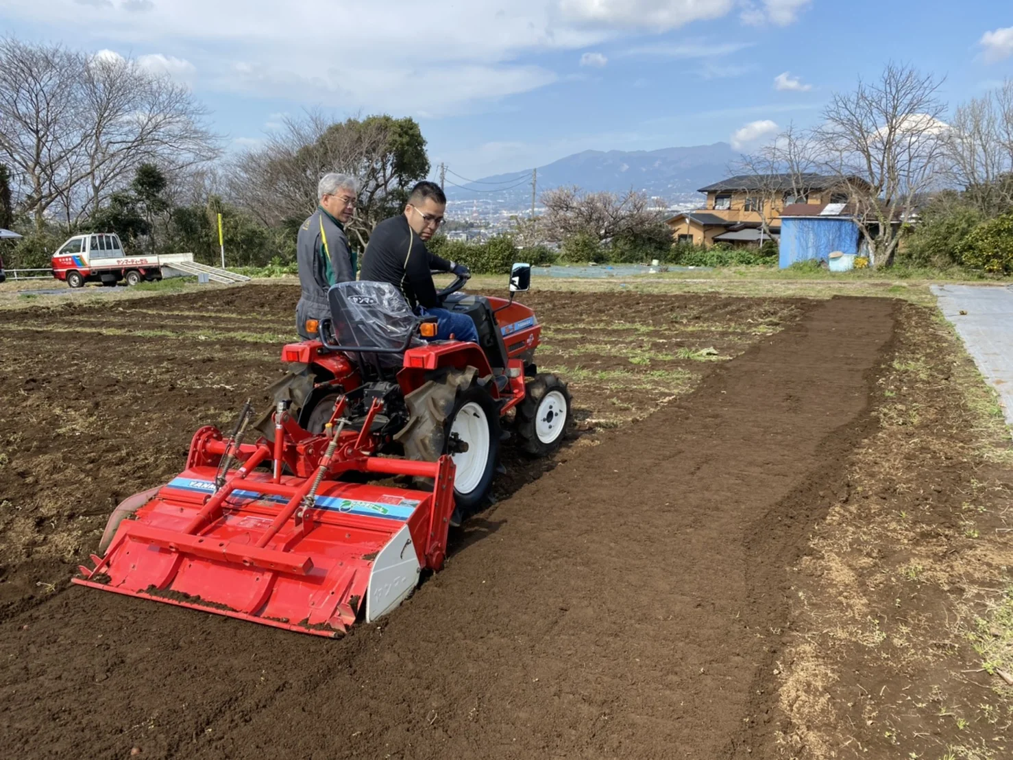トラクターが来たーーーーーの掲載画像